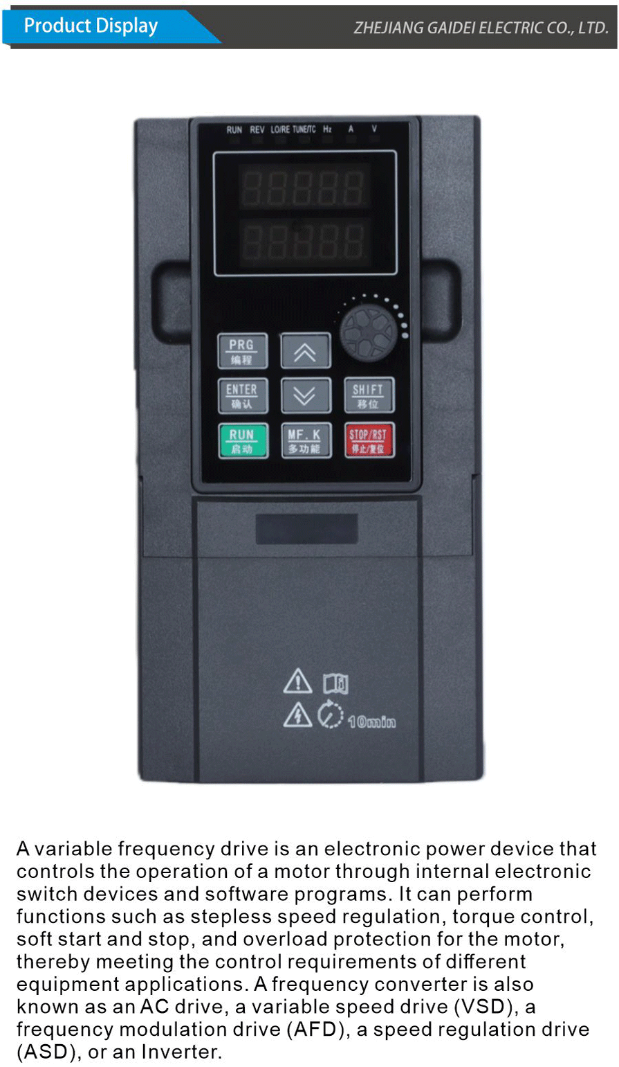 Variable speed drive controller