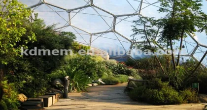 Tension membrane structure botanic garden
