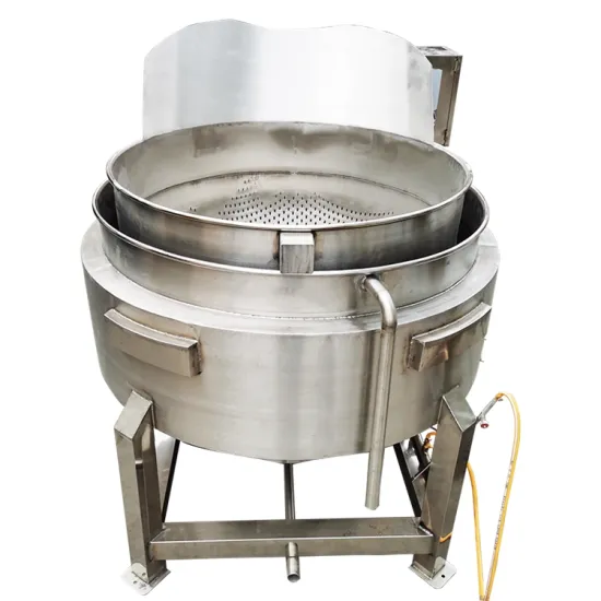 Hydraulic Automatic Turn-Over Leaky Basket Type Fryer for Steam, Electric Energy, Gas Heating Meat and Popcorn Cooking