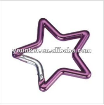 Star Shaped Aluminum Carabiner