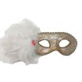 Gloden Feather Mask Suit For Masked Ball