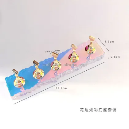 Nail Polish Display: Tool Tips Practice Stand - Magnetic Nail Tip Holder