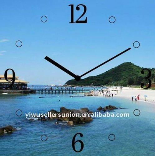 Sea Glass Clock