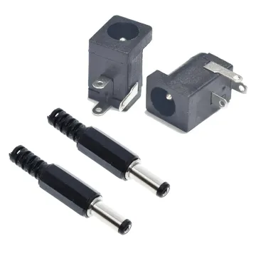 DC-005 Black DC Power Jack Socket Connector 5.5*2.1mm