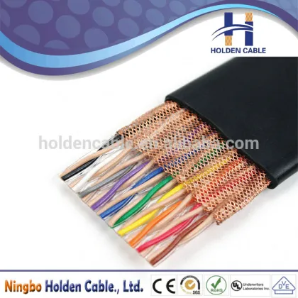 Colored thick flat electrical cable brand