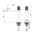 Waschbeckenmixer -Zapf