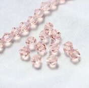 12mm Pink color Bicone crystal glass beads for making DIY jewelry