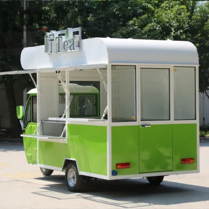 Electric Food Truck: Mobile Fast Food Car for Coffee, Taco & More