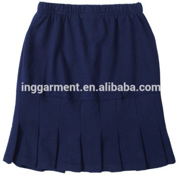 School Uniform Navy Knit Pleated Skirt
