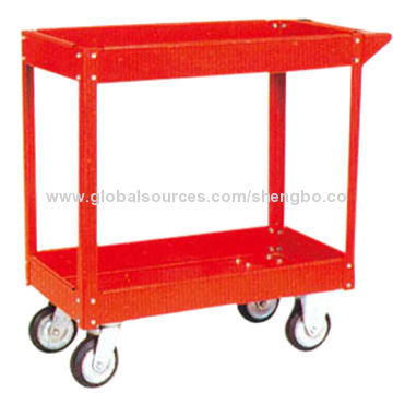 Tool Cart with Pb-free/UV-resistant Powder Coating and 100kg Loading Capacity/SC1250/Two Steel Layer