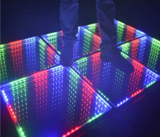 3D Magic Mirror LED Dance Floor Tiles for Hotels, Homes, and Events