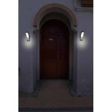 IP54 lampu pir dinding luaran