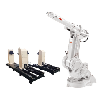 6 eixos ABB IRB 1410 Braço robótico com posicionador de soldagem CNGBS para automação de soldagem