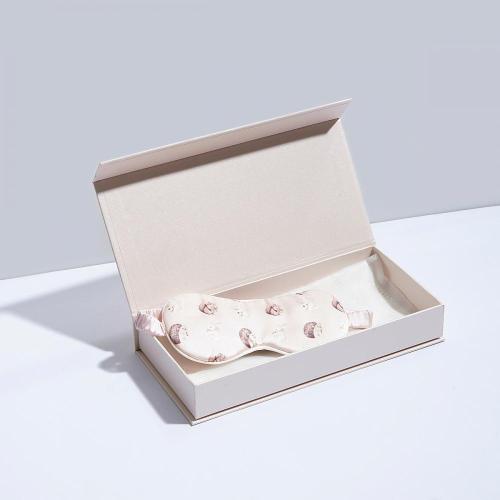 Printed Weighted Sleep Eyemask with 100% Silk Cover