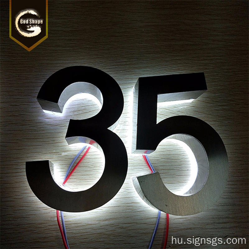 Egyéni LED jel betű kültéri