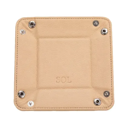 Premium PU Leather Jewelry Storage Trays for Home Decoration