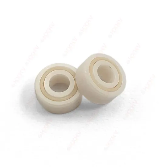 3x7x3 mm HXHV PEEK Sealed ZrO2 Zirconia Full Ceramic Ball Bearing