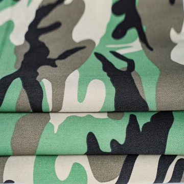 Tecido de camuflagem de poliéster e algodão para vestuário de trabalho