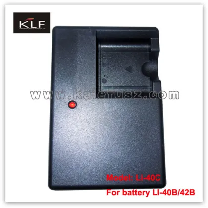 Camera charger LI-40C for Olympus camera battery LI-40B/42B