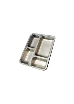 Stainless Steel Divided Dinner Plate