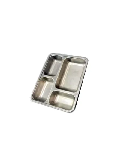 Stainless Steel Divided Dinner Plate