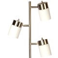 Sliver living room led three-head floor lamp