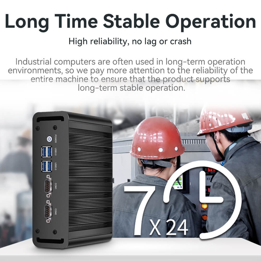 x31G 2LAN 2COM RS485 6USB Industrial PC