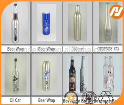 aluminum bottle for whisky vodka