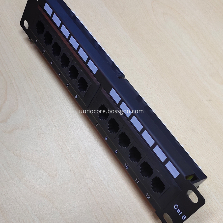 10 inch rack mount 12 port patch panel