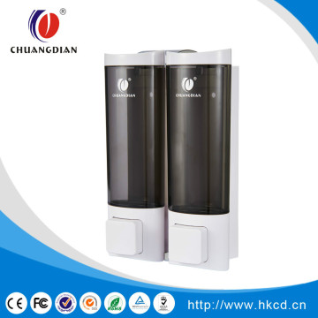 Chuangdian 200mlx2 hot selling transparent soap dispenser with a lock CD-2013A