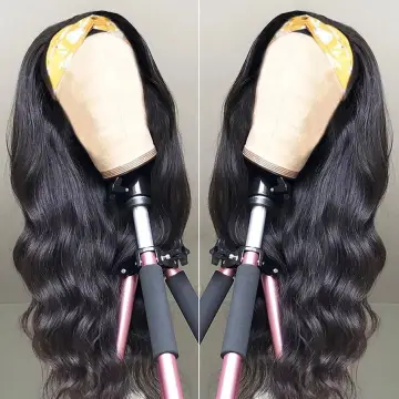 Free Shipping Headband Wig Human Hair Virgin Brazilian Hair Headband Wig Body Wave Raw Human Hair Wig