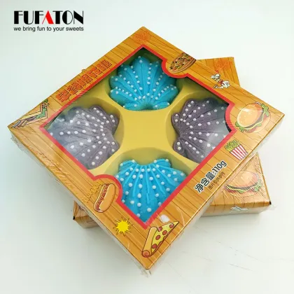 Handmade ocean sea animal marshmallow lollipops candy