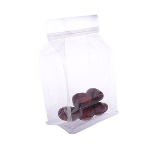 Compostable PLA transparent flat bag