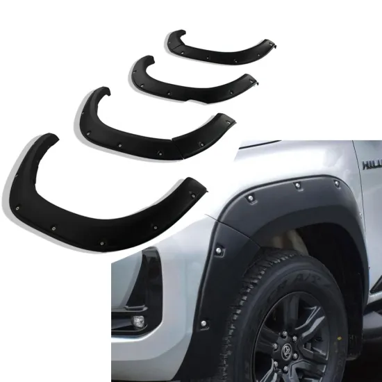 YCSUNZ Auto Exterior Accessories Fender Flares Wheel Arch for Toyota Hilux 2021-2023 4X4