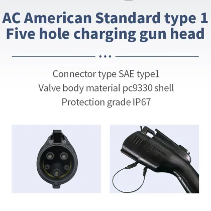 AC Wallbox EV Charger Type1 Charging Pile for Current Switching Car Charging Stations