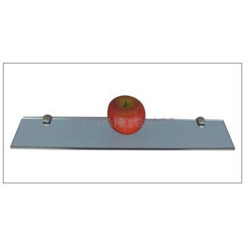 Grey tempered glass shelf