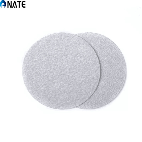 5Inch Aluminum Oxide Abrasive Disc 5-Inch White Sand Paper Hook And Loop Disc Manufactory