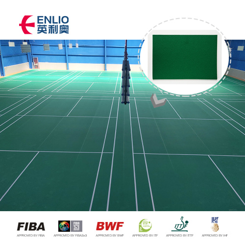 Alfombrilla para cancha de bádminton interior al por mayor enlio