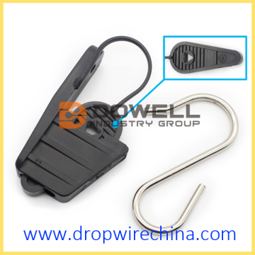 Outdoor FTTH drop wire clamp