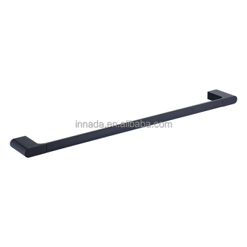 NC5008 Matt Black Brass Bathroom Accessories Single Towel Bar - Towel Holder