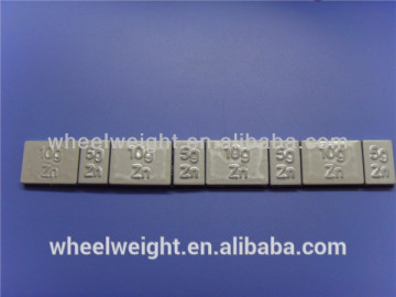 HJQ(4*5g and 4*10 g) zinc stick-on wheel balance weights
