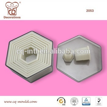 High quality hexagon Nylon Cookie Cutter