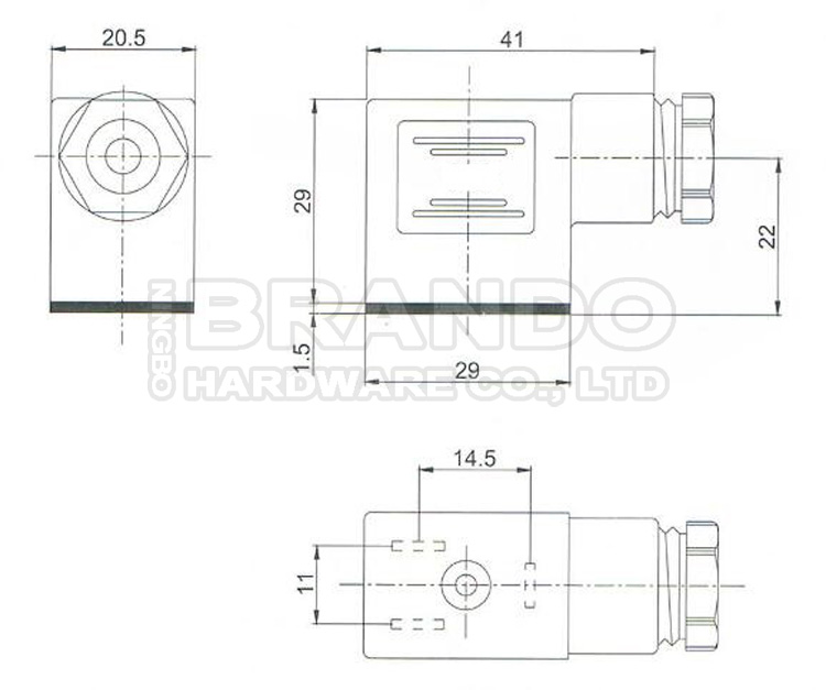 DIN43650B