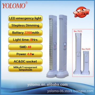 stepless dimming led rechargeable emergency lamp