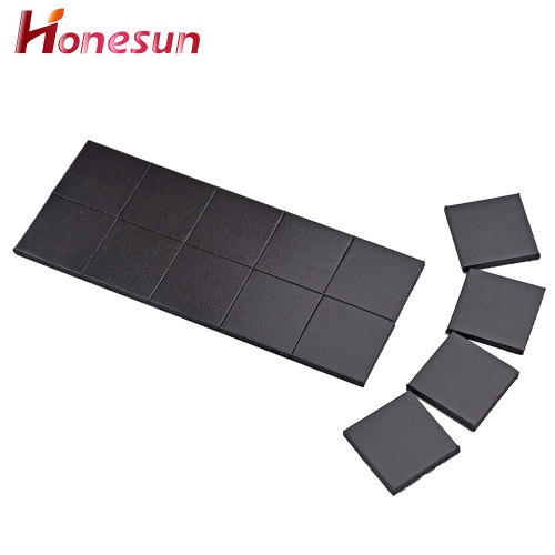 Die cut small piece Rubber Magnet type adhesive