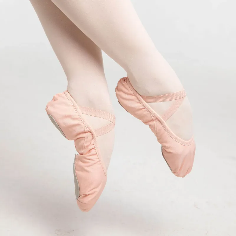 Women's Canvas Ballet Dance Shoes Split Sole S6001