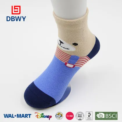 Bear Animal Head Design cotton Baby Socks