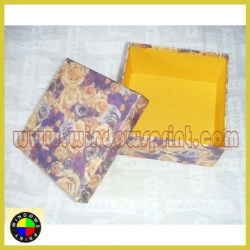 Bottom and Lid Colourful Gift Paper Box