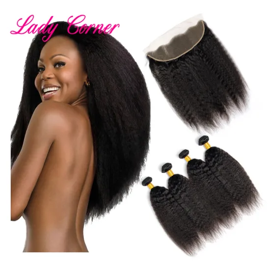 Delivery fast good quality kinky straight russian hair extensions 100% human