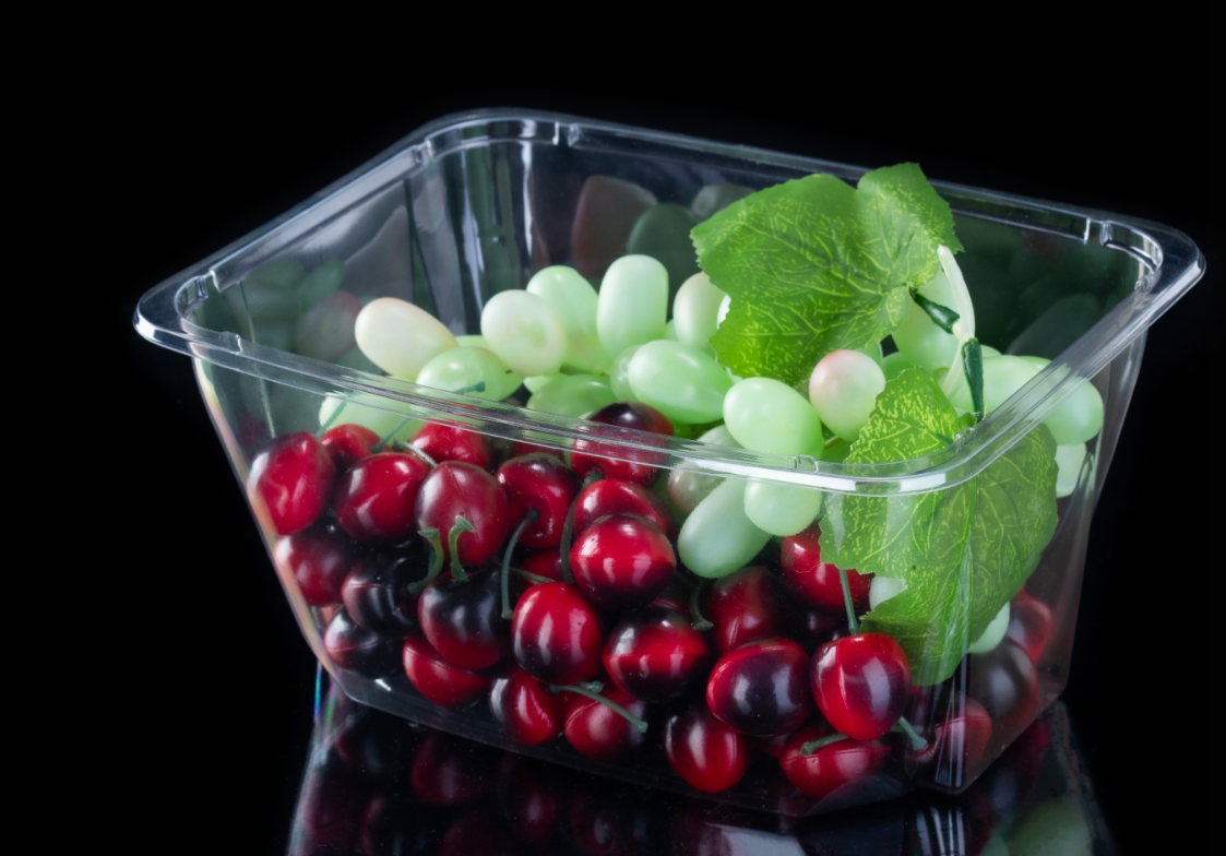 PET Dispoable Fruit Salad Tub for Mexico 